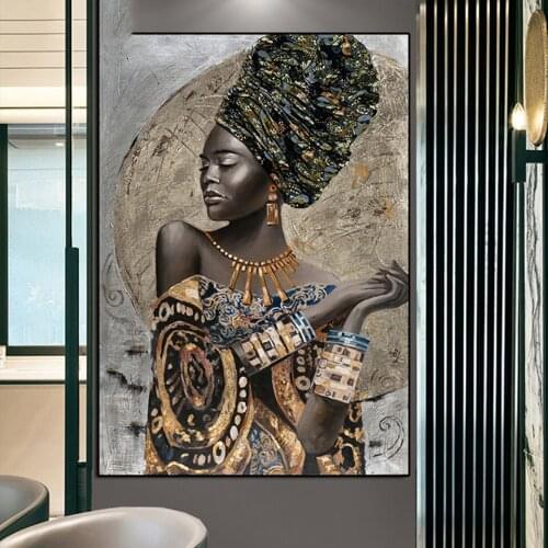 5D Diy Diamond Mosaic African Black Woman Graffiti Art Diamond Painting Full Square Round Diamond Embroidery portrait Girl