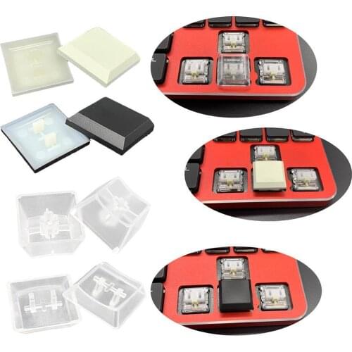8pcs Keycap For Kailh Low Profile Switch Keycaps Chocolate Switch Translucent White Black Color Gaming DIY Mechanical Keyboard