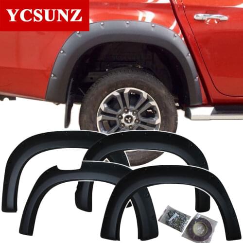 2019 Wheel Arches Fender Flare Mudguard For Mitsubishi L200 Triton 2019 Ram 1200 Strada Strakar Barbarian With Nuts Double Cabin