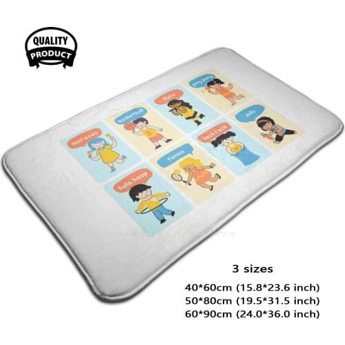 Play Watch Listen Comfortable Door Mat Rug Carpet Foot Pad Play Watch Listen Watch Music Listen Play O Cool Play Watch Listen