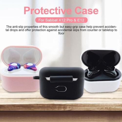 Protective Cover for Sabbat E12 X12PRO Bluetooth Wireless Headset Liquid Silicone Charging Box Protective Cover with Charging