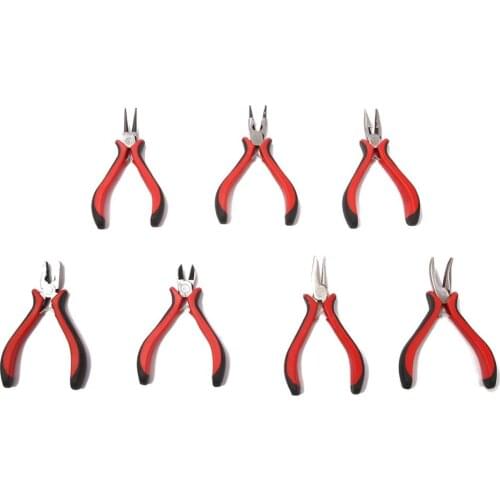 Stainless Steel Long Needle Round Nose Pliers Jewelry Making Jewelry Pliers Hand Tools & Equipment Kit For Beadwork Cutting Wire