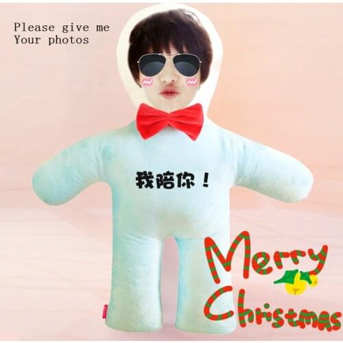 Photo custom Humanoid pillow life-size custom boyfriend hold pillow Doll Birthday Valentines Day Gifts Personality