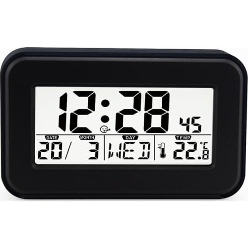 Jimei H171-light Digital Alarm Clock With Back Light Touch Sensor On the Top for the Alarm & Snooze Table Alarm Clock for Kids