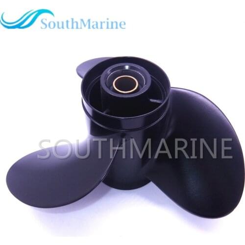 Boat Aluminum Alloy Propeller 58100-96410-019 10 1/4x10-K for Suzuki DT20 FT25 DT30 DF25 DF30 Outboard Motor 10.25x10