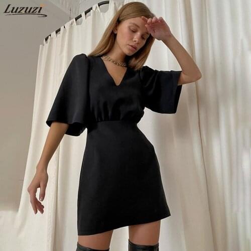 Модные платья-трапеции Luzuzi China At AliExpress