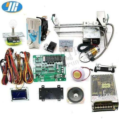 Mini Claw Crane Machine DIY Kit With Motherboard 28cm Gantry Power Supply Joystick LED Buttons Coin Acceptor