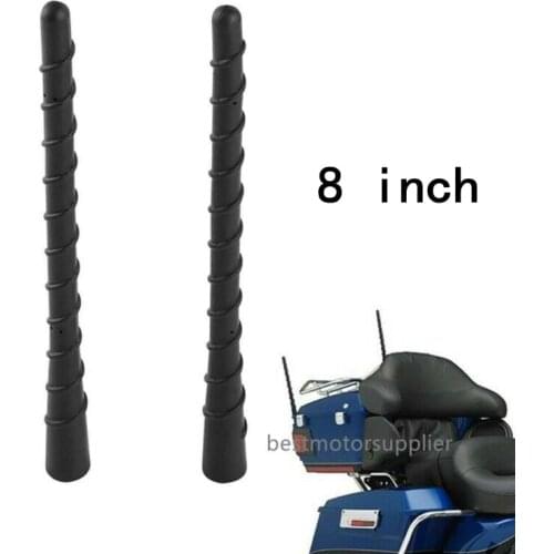 Motorcycle 8'' Antenna For Harley Touring CVO Electra Road Street Glide Ultra Classic Trike Models 1989-2020