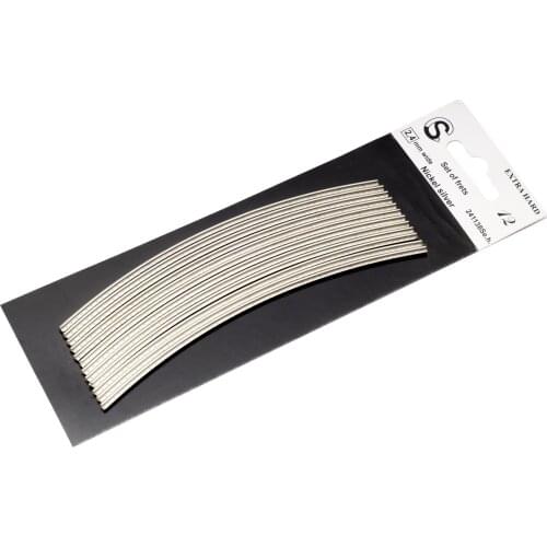 Sintoms Fret Wire Set for Modern Fender Strat Tele Gibson PRS Guitar,2.41mm Medium Size Nickel Silver Extra Hard