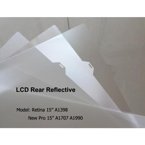 New for Macbook Pro Retina 15" A1398 A1707 A1990 LED LCD Screen Display Back Rear Reflective Sheets LCD Backlight 2012-2019