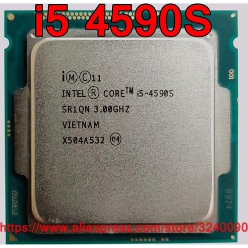 Original Intel CPU CORE i5-4590S Processor 3.00GHz 6M Quad-Core i5 4590S Socket 1150 free shipping speedy ship out