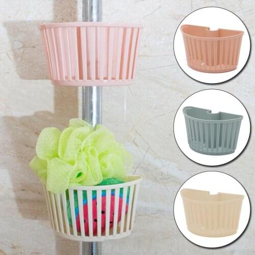 Kitchen Plastic Buckle Nozzle Tube Drain Rack Sink Practical Bathroom Storage Drain Basket Household Organizer Supply