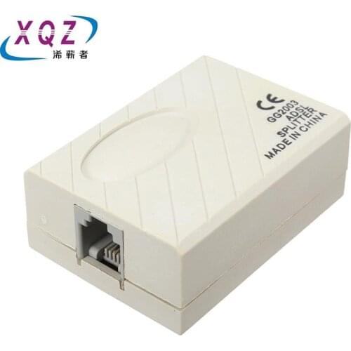 Telephone RJ11 ADSL Modem Broadband Phone cable Filter Splitter ADSL Fax Modem