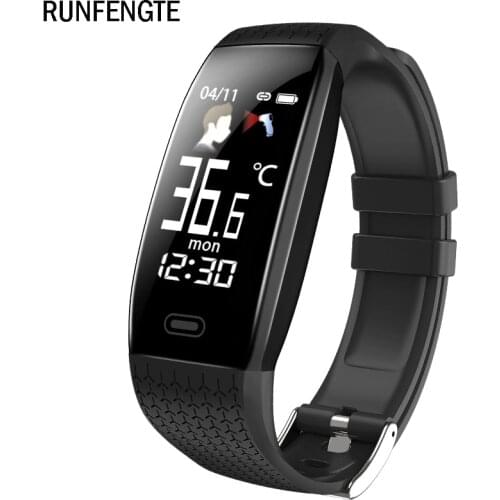 RUNFENGTE 2020 Smart Watch T5 Body Temperature Waterproof Fitness Watch Call Reminder Sport Mode Smartwatch Sport Men Women Hot
