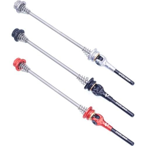 Bicycle Quick Release Skewer Ti Titanium Axle CNC Turning Cycling Hub Lightweight Quick Skewers For Outdoor Sports MTB Road Bike