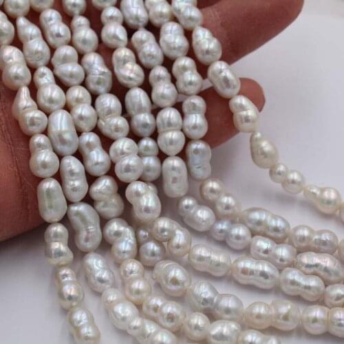Good Quality 8 Design Natural Baroque Pearl Beads Straight Hole Grain Shell Beads DIY Jewelry Beads Accessories