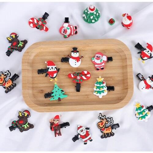 10/20/50 Pcs Christmas Gift Childrens Hair Accessories Baby Girl Hairpin Hair Accessory Headdress Party Gifts