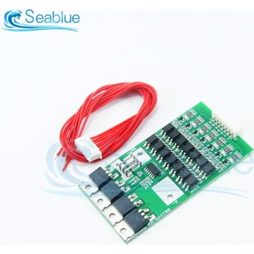 BMS 7S Li-ion Lithium 18650 Battery Protection Board 24V 20A Battery Balancer With Matching Cable Automatic Protection Function