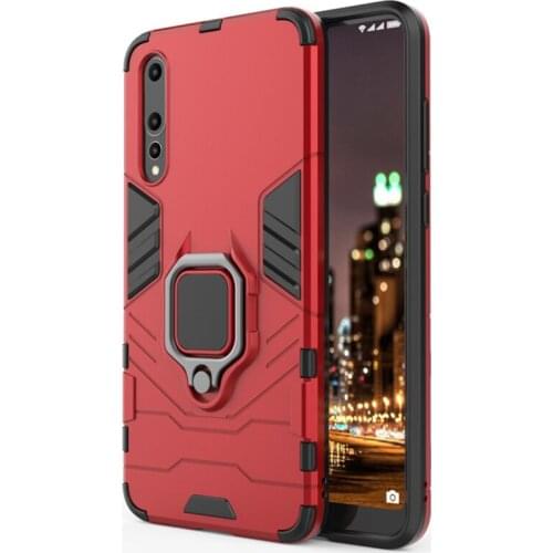 100pcs Magnet Suction Armor Hard Case Kickstand Cover Shock Holder Stand For Huawei Honor 30 Pro 30S 20 Lite 9X 9A V30 Play 3 4T