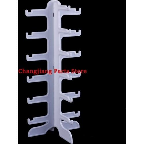 1pc Plastic 6 Pair Glasses Frame Stand Eyeglasses Sunglasses Display Holder Rack Shelf Jewellery Clothing Accessories Organizer