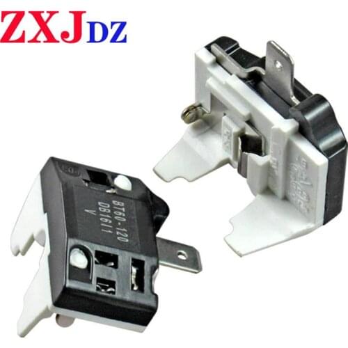 1pc 1/5HP Freezer Overload Protector Refrigerator Overheating Overload Protection Overcurrent Protector Compressor Accessory