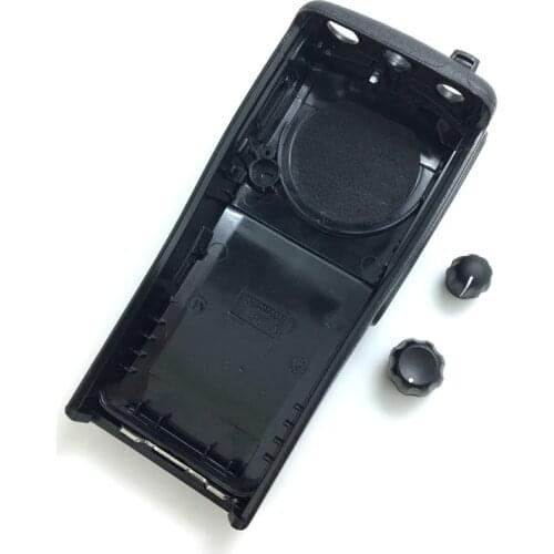 10 set Black Color housing shell front case with volume and channel knobs for motorola XIR P3688 DEP450 DP1400 walkie talkie