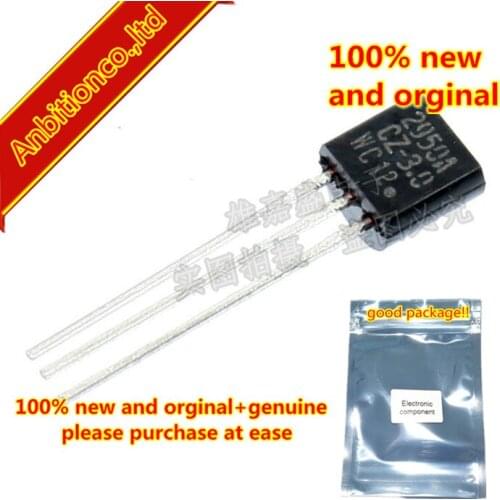 10pcs 100% new and orginal LP2950 LP2950ACZ-3.0 TO92 3V 0.1A Micropower Voltage Regulators in stock