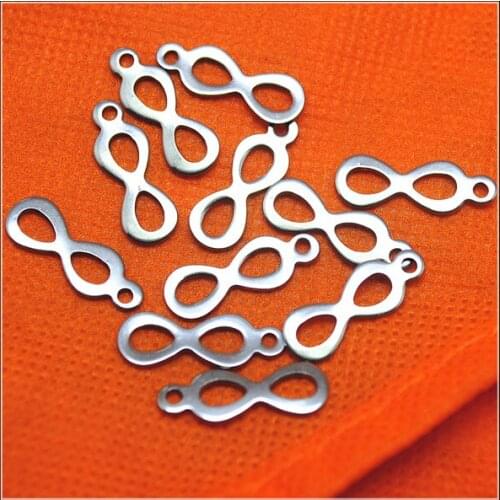 100pcs stainless steel pendants metal pendants shape SS jewelry findings for women bracelets making top fashion jewelrys