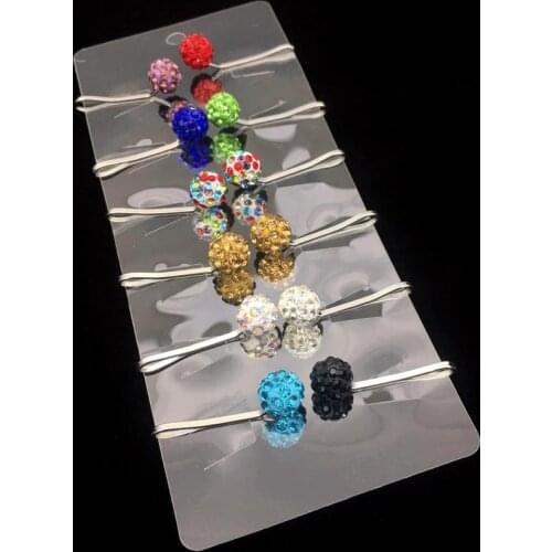 12 pcs Muslim Hijab clip rhinestone Ball scarf/shawl clip Mix Color islamic Women scarves Safety Crystal Shawl pin Hijab Buckles