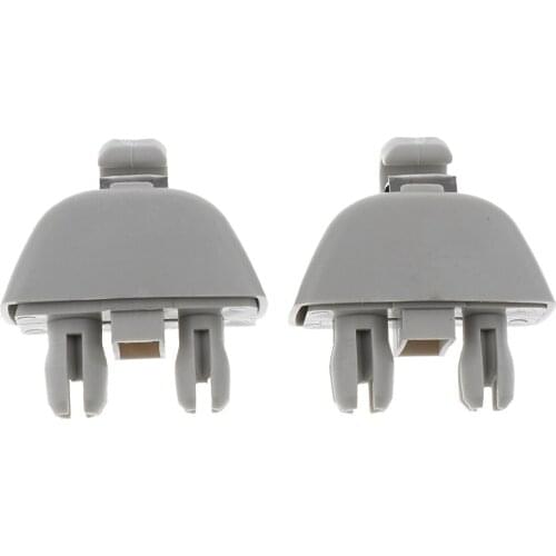 2 Pcs Inner Sun Visor Clips Hook For Audi VW Passat Skoda Etc Replace 6RD857561/6R0857561 Car Sun Visor Clip Hook Accessories
