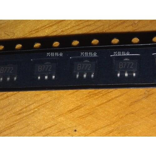 50pcs 2SB772 B772 SOT-89 3A/30V