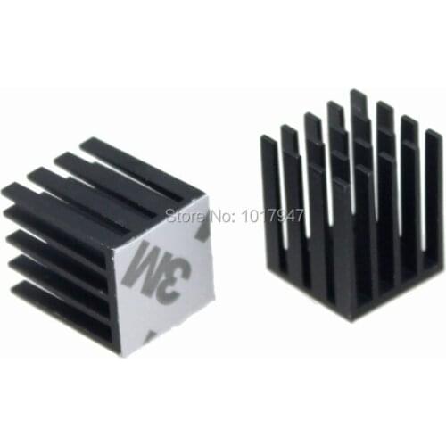 500 Pieces LOT Universal Passive Computer Heat-Sink PC Heat Sink IC Chips 19mm x 19mm x 24mm