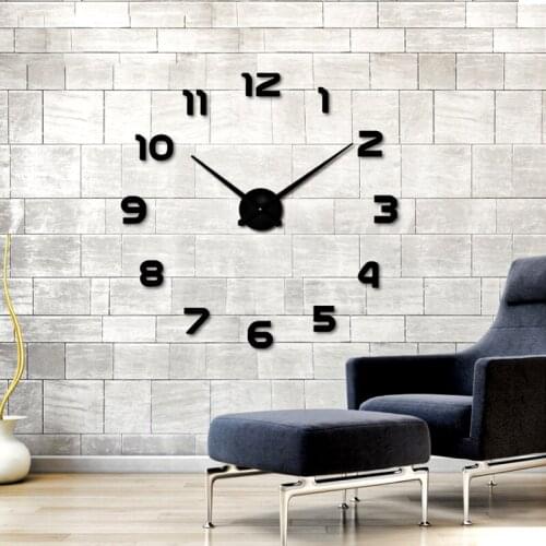 DIY Acrylic Mirror Stickers Home Decoration Living Room Quartz Needle