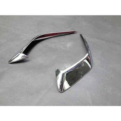ACCESSORIES FIT FOR 2014 2015 MAZDA 3 AXELA CHROME FOG LIGHT EYEBROW EYELID GARNISH TRIM COVER MOLDING