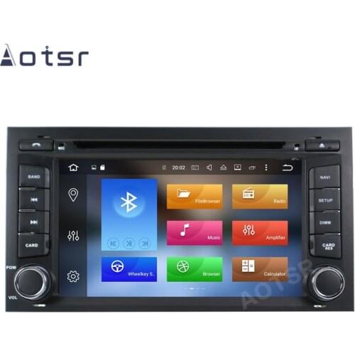 AOTSR 2 Din Car Radio Android 10 For Seat Leon 2012 - 2017 Central Multimedia Player GPS Navigation 2Din Autoradio Tape Recorder