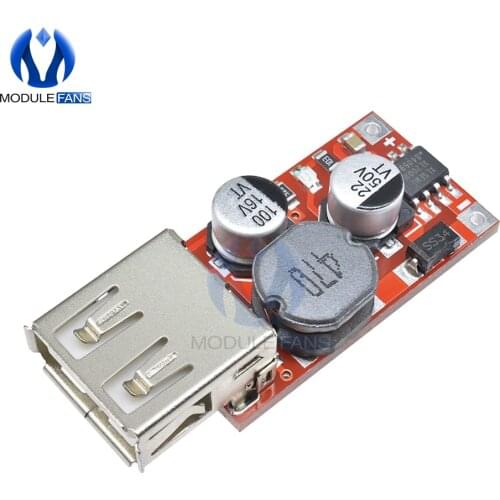 High Speed DC-DC 9V/12V/24V to 5V Step Down Car Charging Car Charger 3A Output USB Module Board Diy Electronic Pcb Vehicle