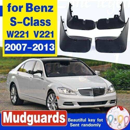 Mud Flaps For Mercedes Benz S Class S-Class 2012 2011 2010 2009 2008 W221 V221 2007 - 2013 Splash Guards Mudguards S300 S350 450