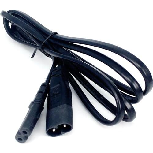 C7/C8 Power "8" Figure Adapter Converter Cable,European IEC320 C7 Female to C8 Male Plug Extension Cord,20cm-500cm,1 pcs