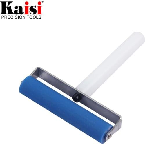 Kaisi 10cm 4" Silicone Roller Tool Mobile Cell Phone Screen Protector Pasting Roller Wheel LCD OCA Polarizing Tools