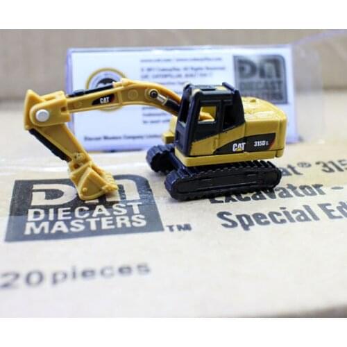 1:160 Scale Truck Construction Vehicle mini Excavator Model CAT 315DL Toy Excavator Scene Decoration Collection Souvenir Display