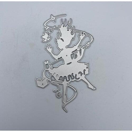 Metal Cutting Dies Beauty pouring tea DIY Scrapbooking Decorative Embossing Handcraft Die Cutting Template