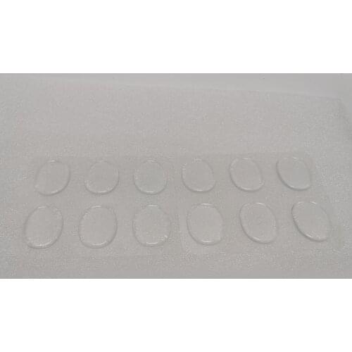 Soft Clear Reusable Practical Drum Damper Gel Pads Drum Dampeners -Pack of 6