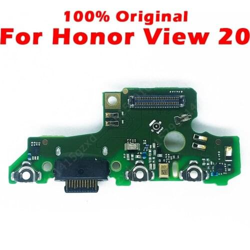 Original Charging Board For Huawei Honor View 20 USB Charging Port on Honor V20 PCB Dock Connector Flex Cable Replacement Parts