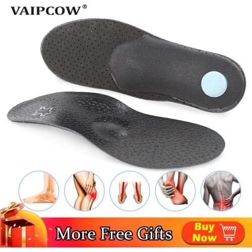 High quality Leather orthotic insole for Flat Feet Arch Support orthopedic shoes sole Insoles for feet men and women OX Leg