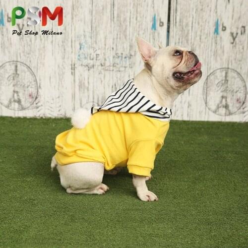 PSM Cotton Hooded Ball Christmas Dog Clothes Winter Warm Pet Dog Jacket Puppy Clothes Coat Chihuahua French Bulldog Down Jacket