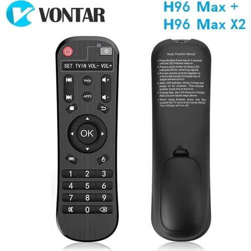 Genuine Remote Control for H96 MAX PLUS RK3328 and H96 MAX X2 S905X2 Adroid TV Box IR Remote Controller for H96 MAX set top box