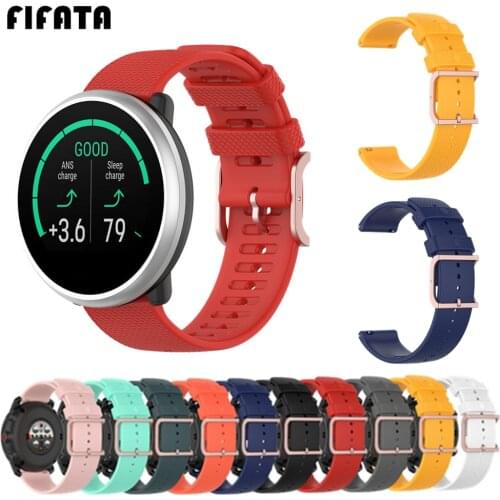 FIFATA Watch Strap For Polar ignite Band Sport Silicone Bracelet For For Polar Vantage M / Grit X Watch Replacement Wrist Strap
