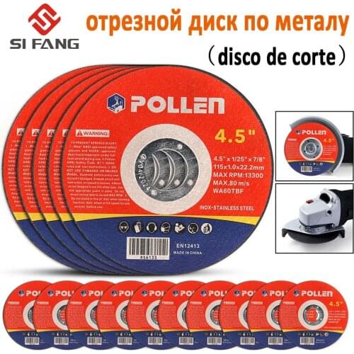 4.5 Inch Resin Cutting Disc Metal Grinding Disc Ultrathin Flap Sanding Discs Angle Grinder for Metal Iron Stainles Steel Cutting