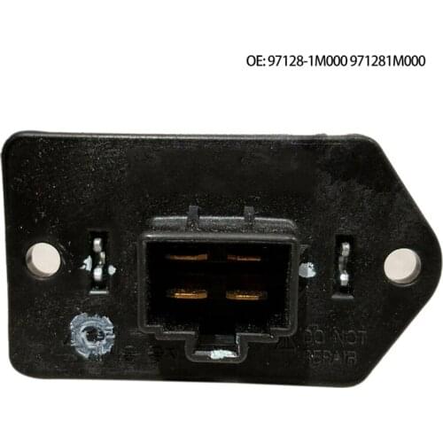 Car Blower Motor Resistor Air Conditioning Cold Air Warm Fan Resistor for Kia and Hyundai 97128-1M000 971281M000
