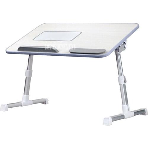 A8L Foldable Laptop Table Multipurpose Bed Computer Desk Height-Adjustable Usb Cooling Fan Non-Slip Hand Bracket Wide Desktop